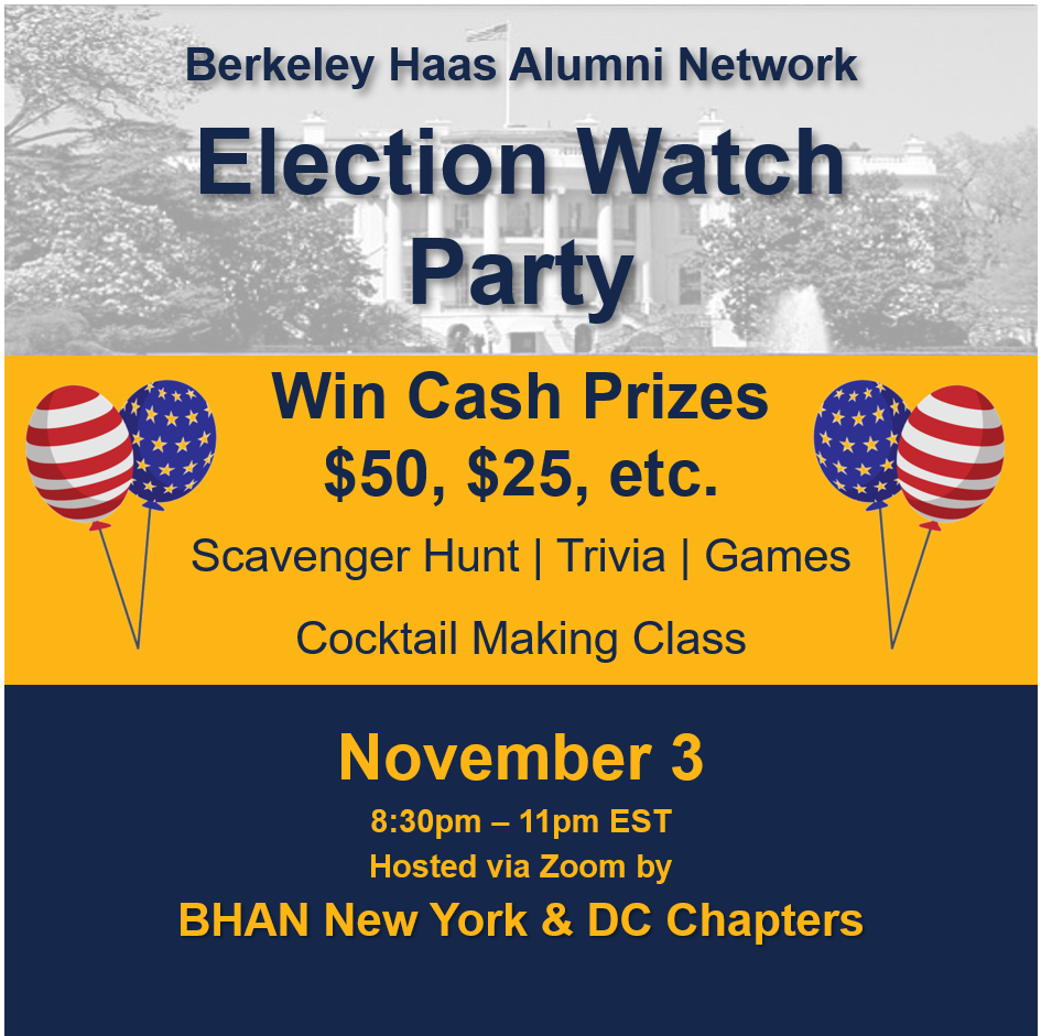 BHAN NY X DC Election 2020 Watch Party